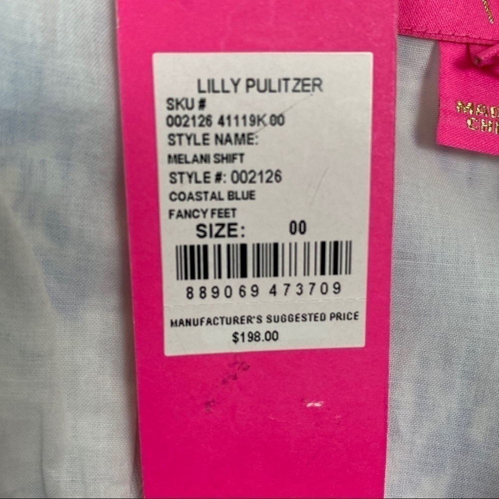 Lilly Pulitzer Melani‎ Shift dress in Coastal Blue - Picture 13 of 15